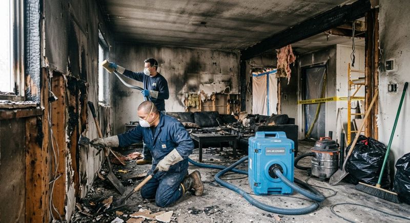 Fire Damage Cleanup in Chandler, AZ